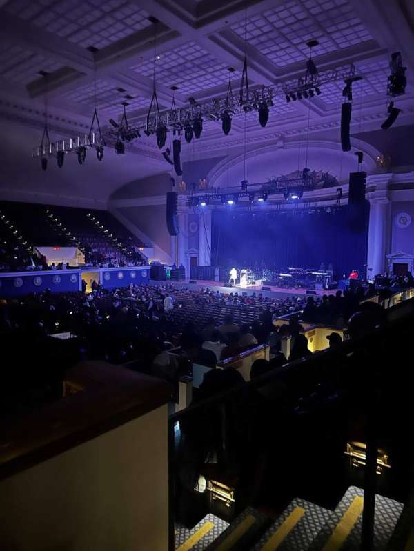 DAR Constitution Hall, section: G, row: D, seat: 5