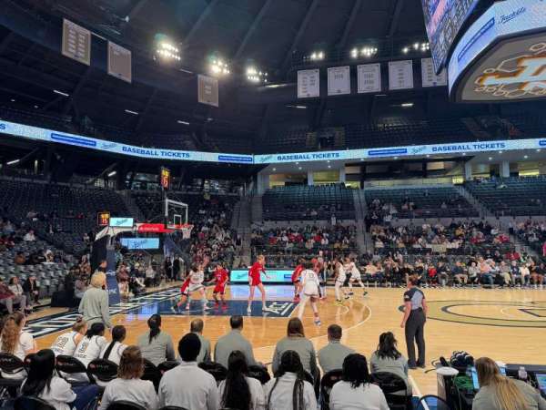 McCamish Pavilion, section: 102, row: 4, seat: 2