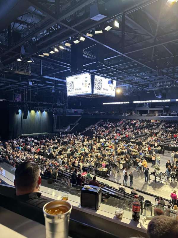 Fishers Event Center, section: LOGE, row: 2, seat: 1