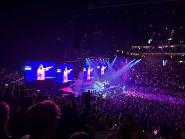 The O2, London, section: 101, row: W, seat: 46