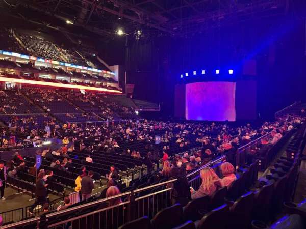 The O2, London, section: 110, row: L, seat: 279