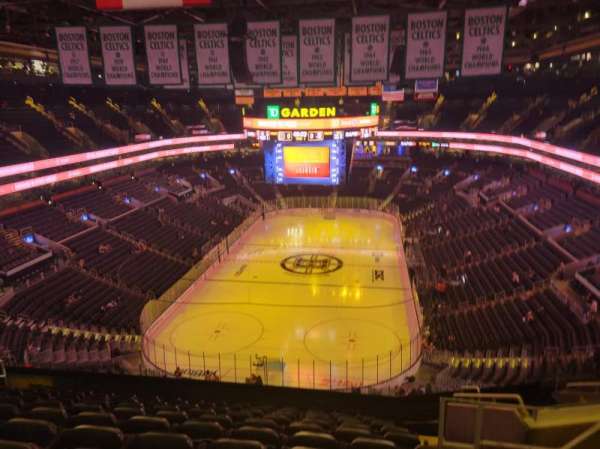 TD Garden, section: 308, row: 12, seat: 6