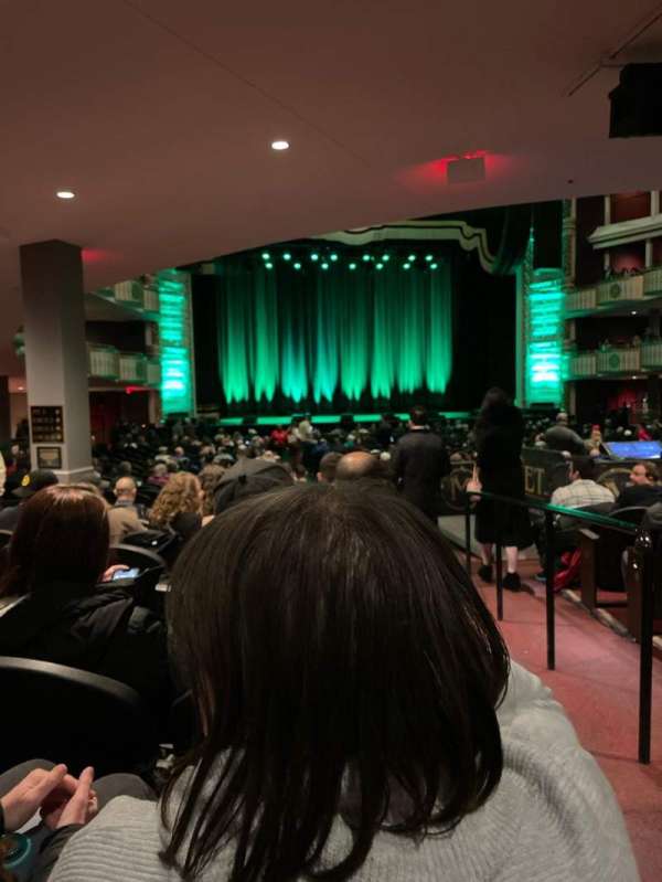 The Met Philadelphia, section: Orchestra 8, row: J, seat: 1