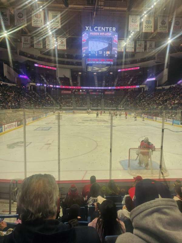 PeoplesBank Arena, section: 110, row: J, seat: 7
