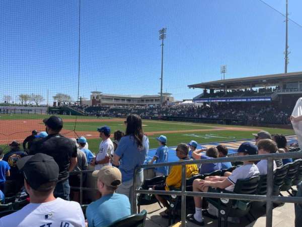 Surprise Stadium, section: 113, row: H, seat: 3