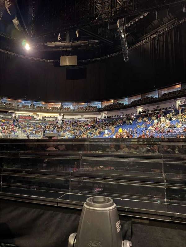 Smoothie King Center, section: A, row: 1, seat: 8