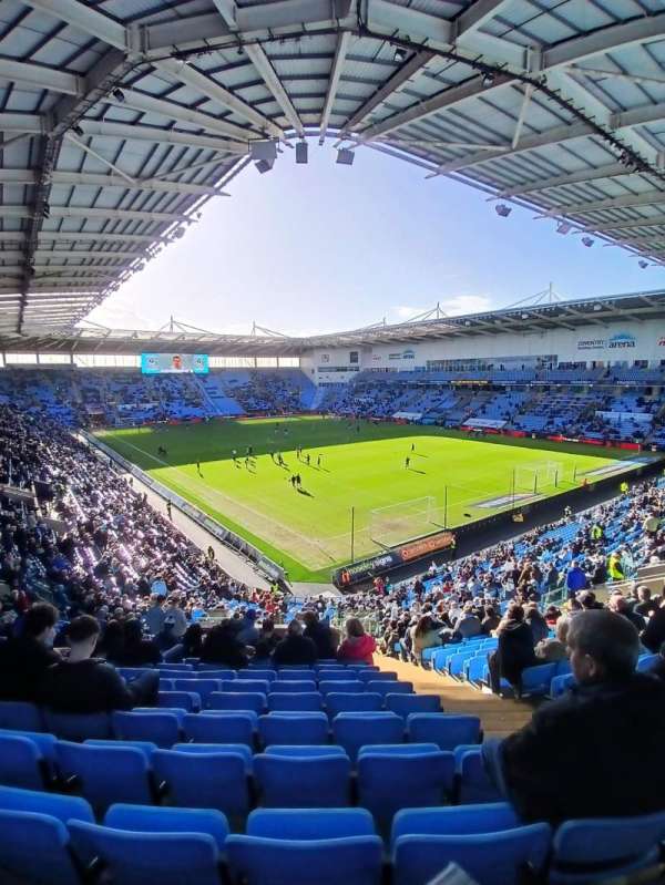 Coventry Building Society Arena, section: 26, row: MM, seat: 21