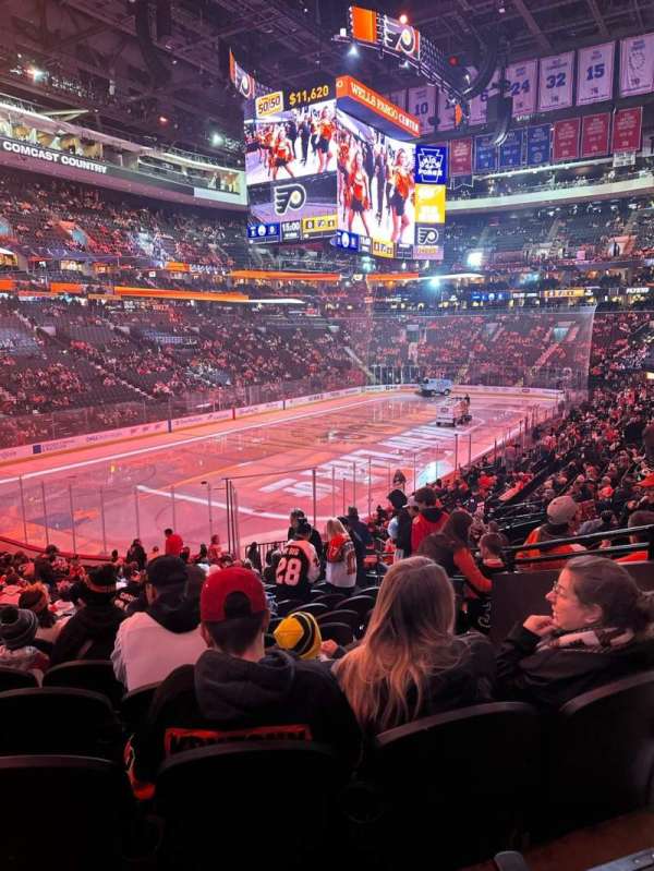 Xfinity Mobile Arena, section: 121, row: 23, seat: 14