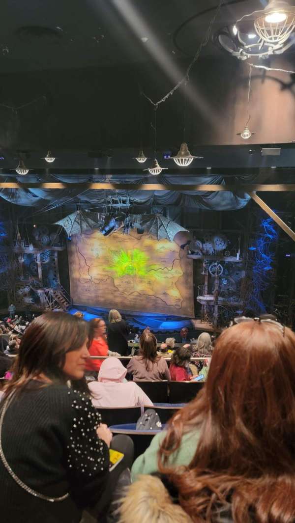 Gershwin Theatre, section: Rear Mezzanine R, row: K, seat: 14