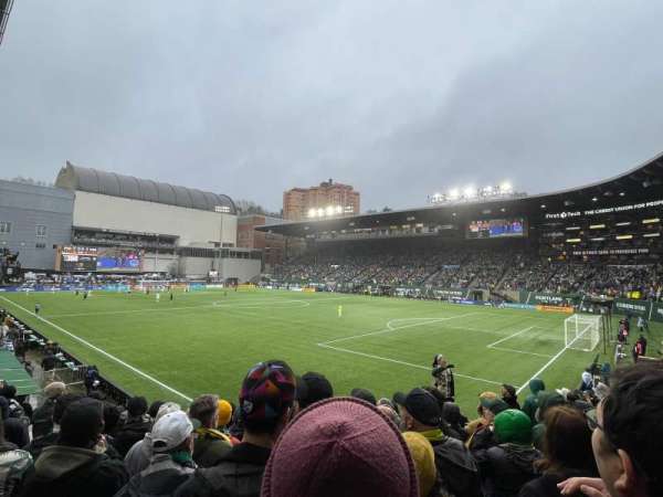 Providence Park, section: 102, row: J, seat: 5