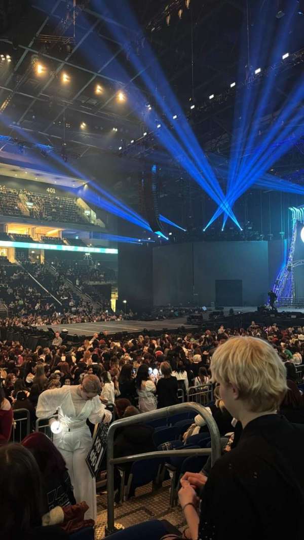 Uber Arena, section: 206, row: 8, seat: 16