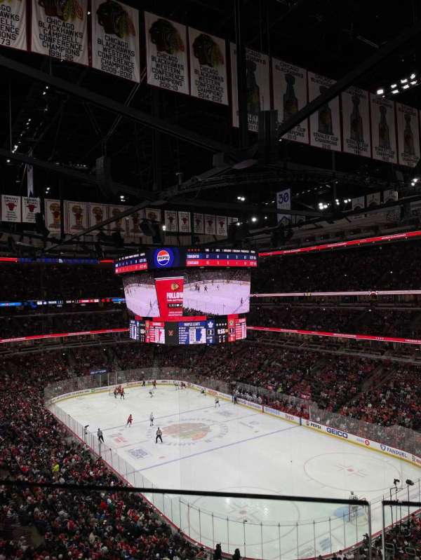 United Center, section: 312, row: 1, seat: 12