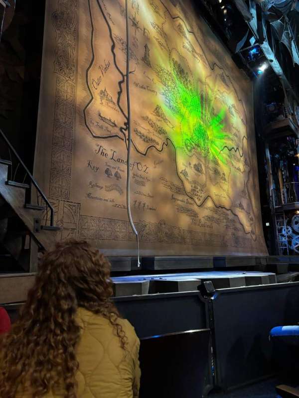 Gershwin Theatre, section: Orchestra L, row: DD, seat: 7