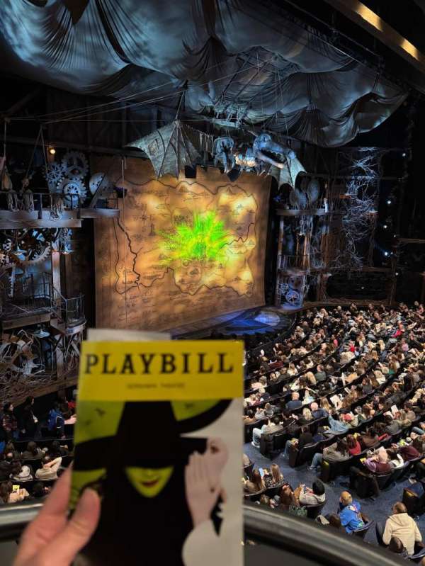 Gershwin Theatre, section: Front Mezzanine L, row: Cc, seat: 1-3