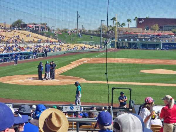 Camelback Ranch, section: 111, row: 9, seat: 1