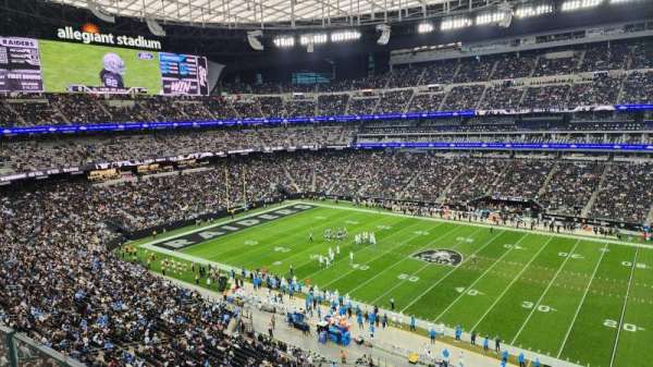 Allegiant Stadium, section: 310, row: 1, seat: 1