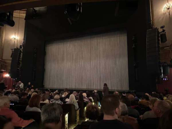 St. James Theatre, section: Orchestra R, row: M, seat: 6