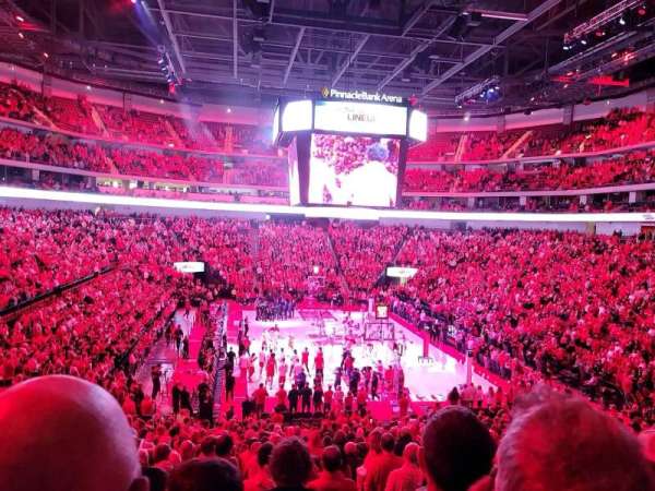 Pinnacle Bank Arena, section: 102, row: 26, seat: 5