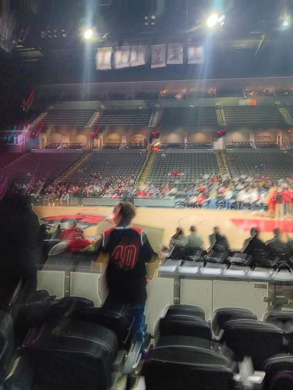 Now arena, section: 103, row: 5, seat: 10