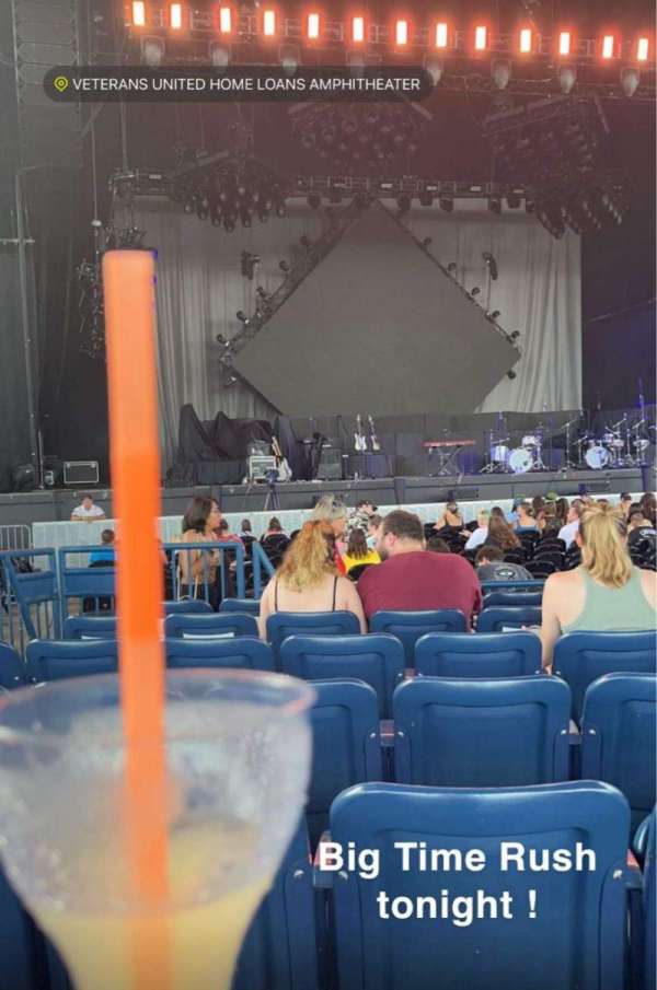 Veterans United Home Loans Amphitheater, section: 102, row: G, seat: 47