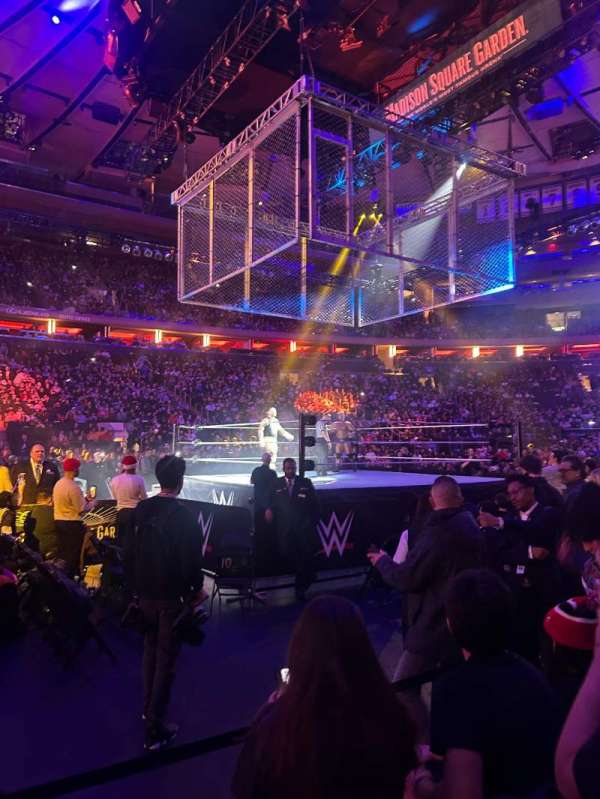Madison Square Garden, section: 10, row: 3, seat: 15