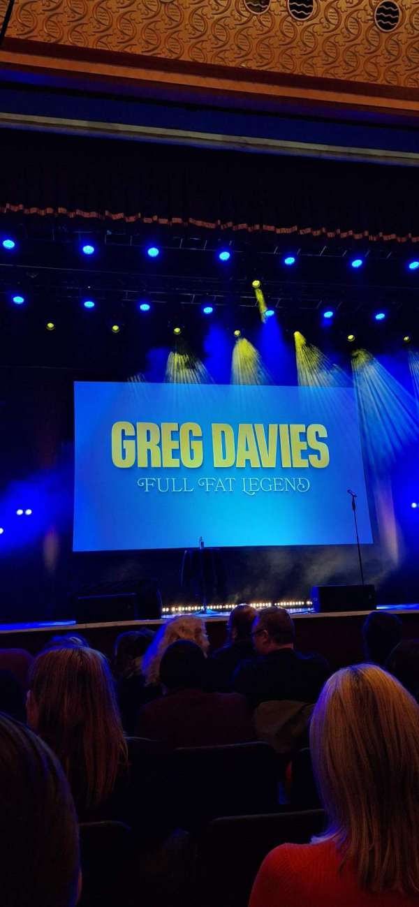 O2 Apollo Manchester, section: Stalls, row: G, seat: 31