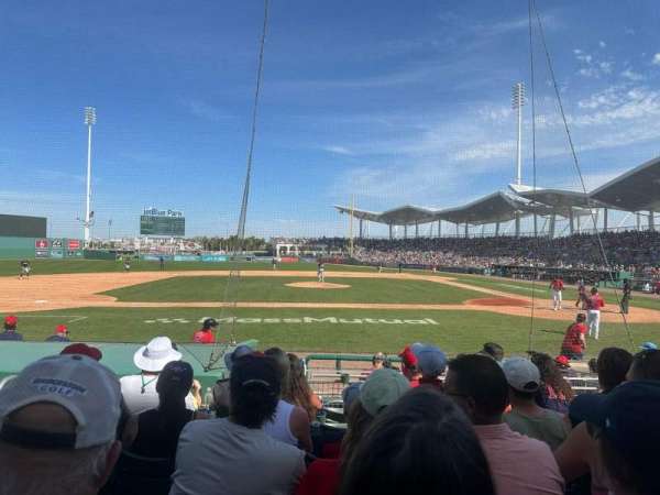 JetBlue Park, section: 106, row: 10, seat: 20