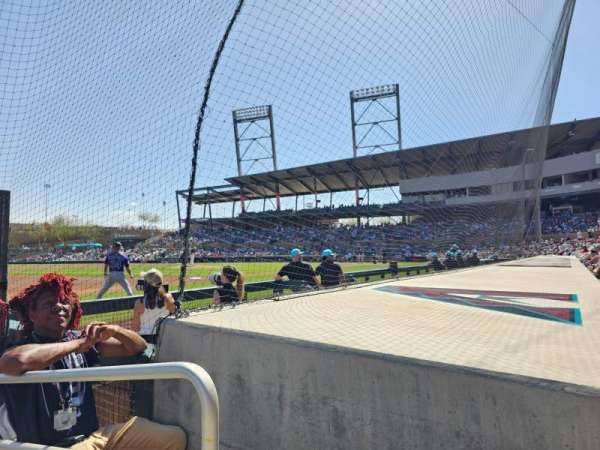 Salt River Fields, section: 120, row: 4, seat: 1