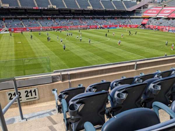Soldier Field, section: 211, row: 3, seat: 1
