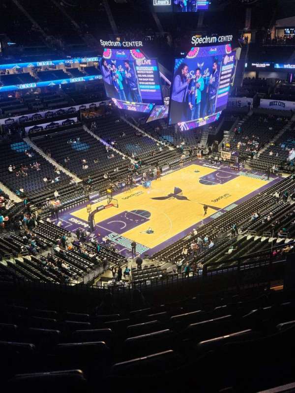 Spectrum Center, section: 230, row: J, seat: 9