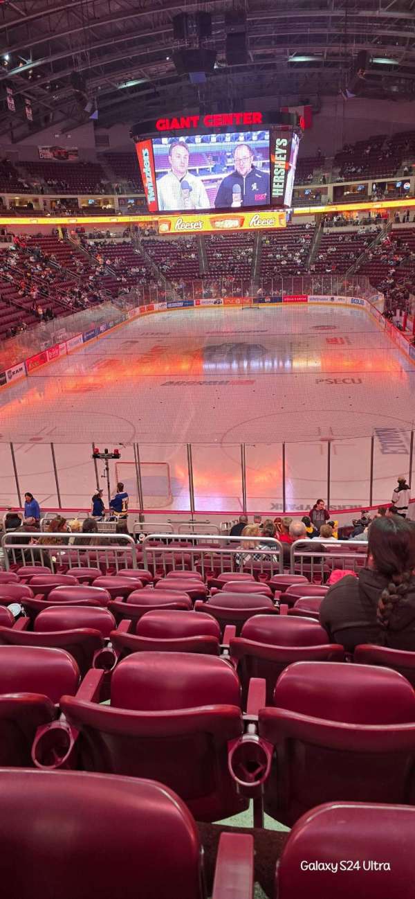 Giant Center, section: 114, row: U, seat: 6