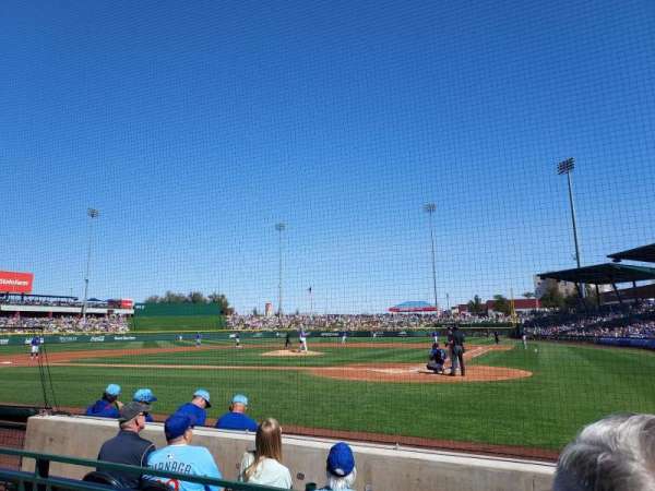 Sloan Park, section: 109, row: 5, seat: 23