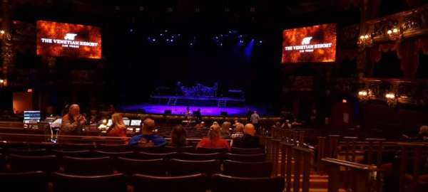 The Venetian Theatre, section: 5, row: GG, seat: 20