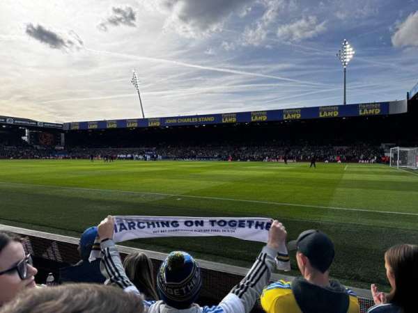 Elland Road, section: NEL, row: CC, seat: 29