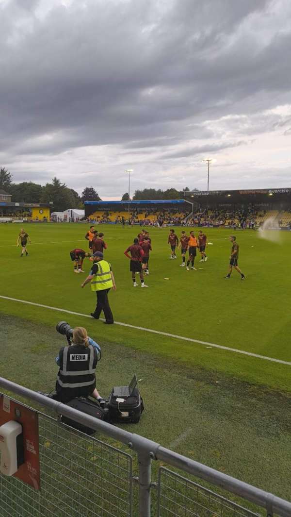 The Exercise Stadium, section: Away