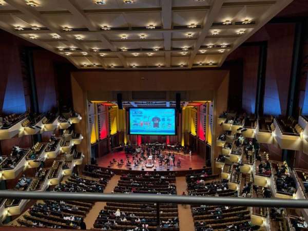 Benaroya Hall, section: Third Tier, row: A, seat: 12