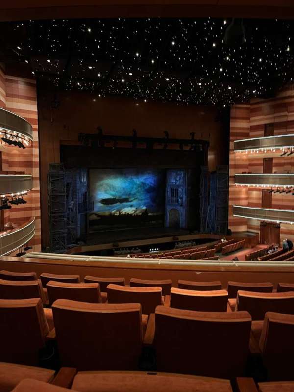 Eccles Theater, section: T1 Left, row: e, seat: 122