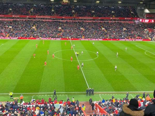 Anfield, section: M4, row: 49, seat: 112