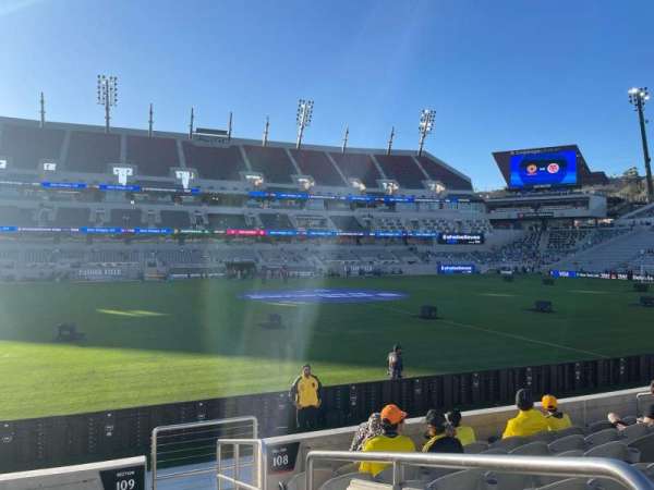 Snapdragon Stadium, section: 109, row: 10, seat: 1