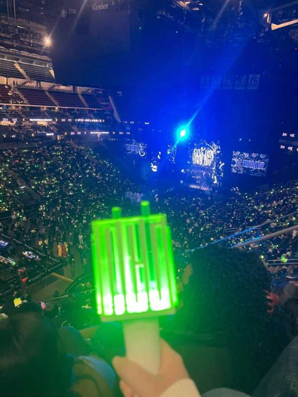 Prudential Center, section: 107, row: 7, seat: 4