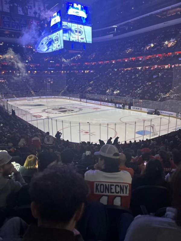 Xfinity Mobile Arena, section: 117, row: 22, seat: 8