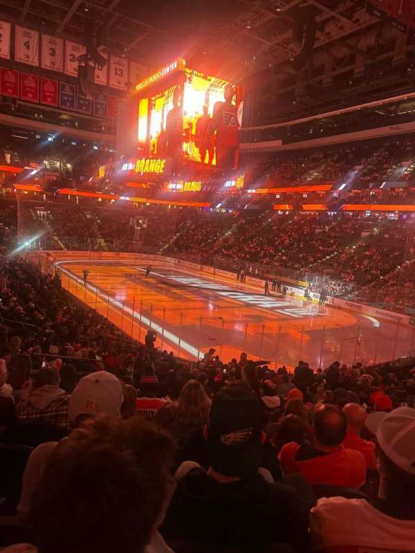 Xfinity Mobile Arena, section: 117, row: 22, seat: 7