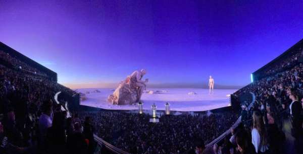 The Sphere, Vegas, section: 206, row: 10, seat: 9