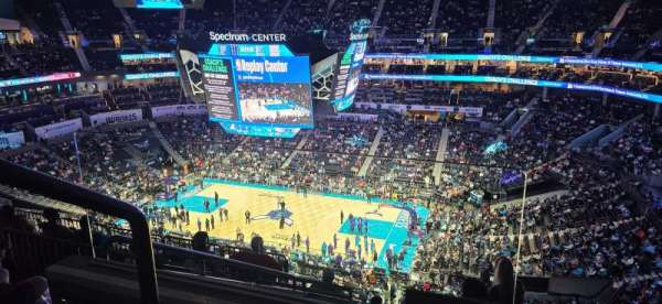 Spectrum Center, section: 206, row: I, seat: 15