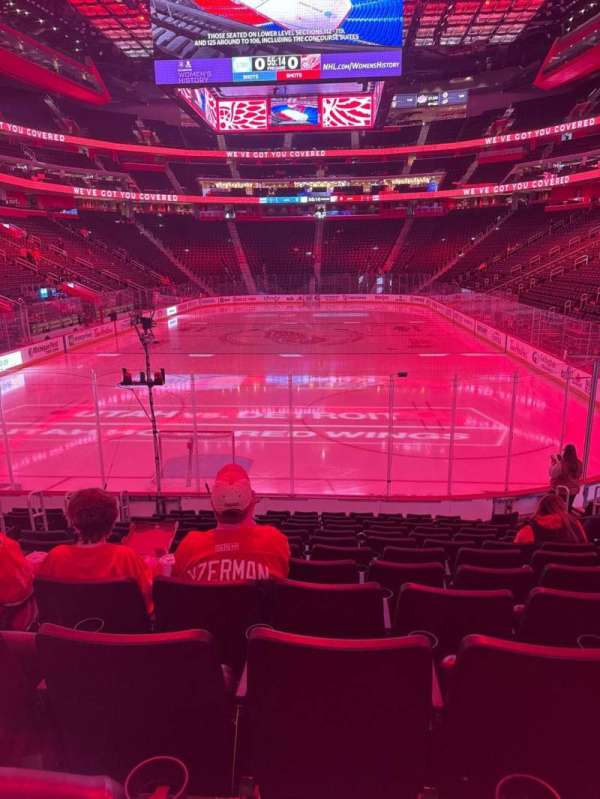 Little Caesars Arena, section: 115, row: 12, seat: 12