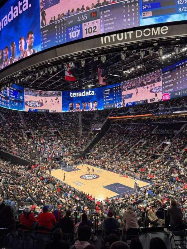 Intuit Dome, section: MAIN 4, row: 25, seat: 7