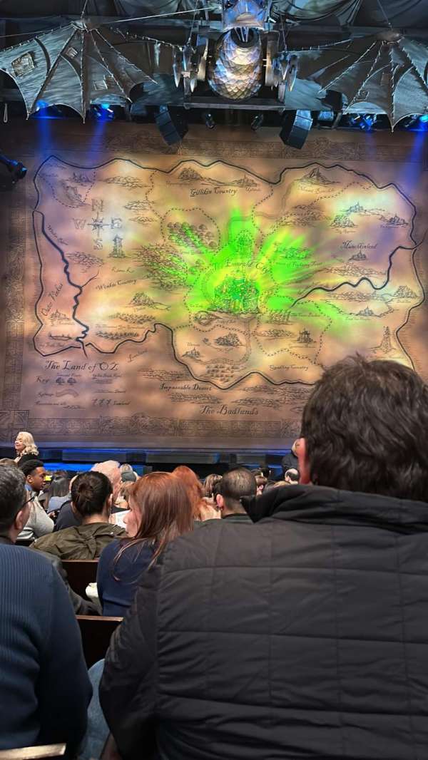 Gershwin Theatre, section: ORCHESTRA C, row: G, seat: 108