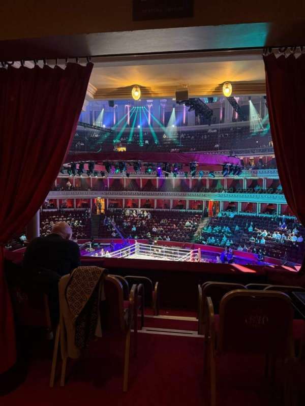 Royal Albert Hall, section: Grand Tier 40, row: 1, seat: 10