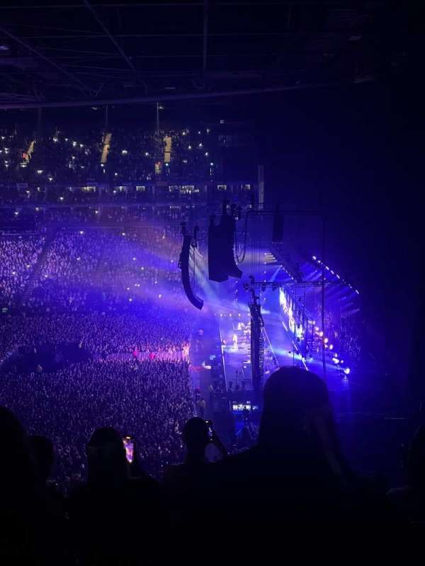 The O2, London, section: 422, row: D, seat: 969