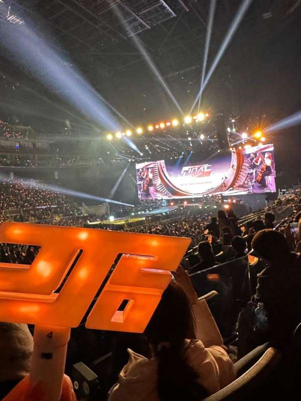 Chase Center, section: 105, row: 2, seat: 13